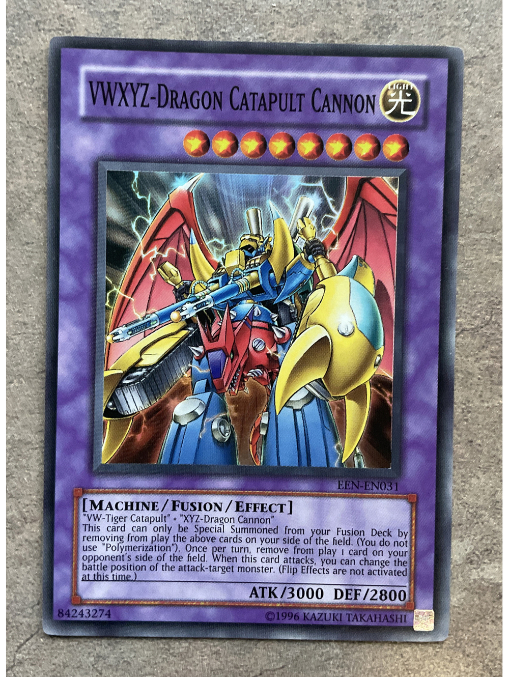 Yu-Gi-Oh! TCG VWXYZ-Dragon Catapult Cannon Elemental Energy EEN-EN031 1st...